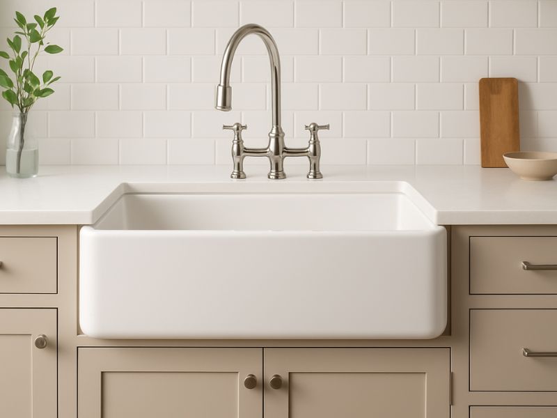 Kohler Whitehaven K-6487 apron-front undermount farmhouse sink